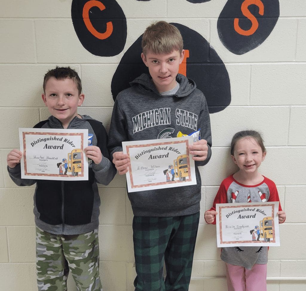 Distinguished Bus Riders of the Week - Marcellus News