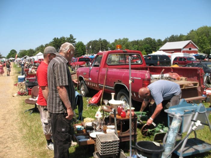 Flywheelers’ Annual Swap Meet/Flea Market features vendors and tractor