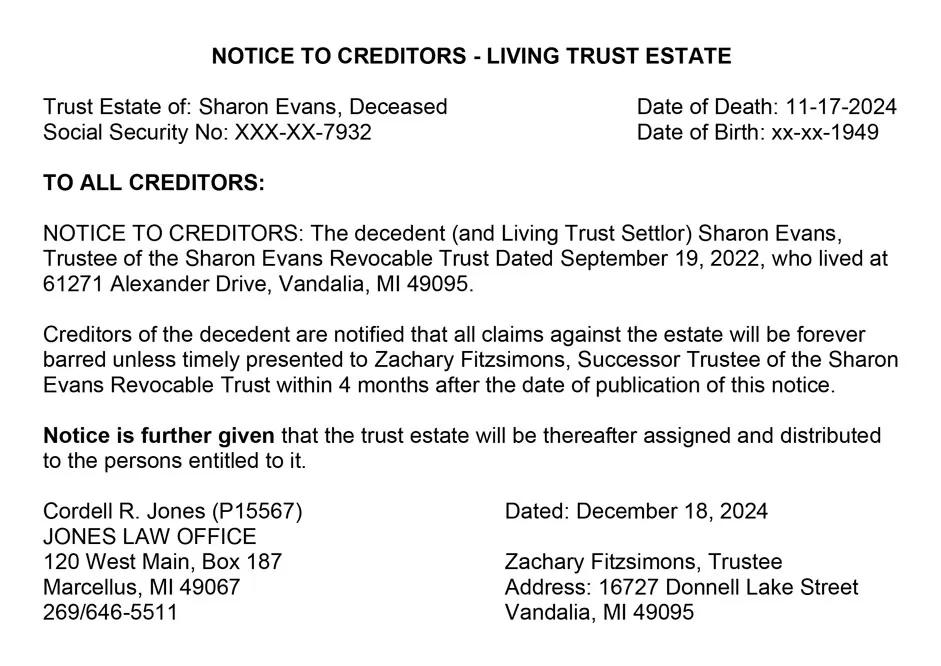 WEB-JONES-LAW-Evans-Sharon-Trust-Publication