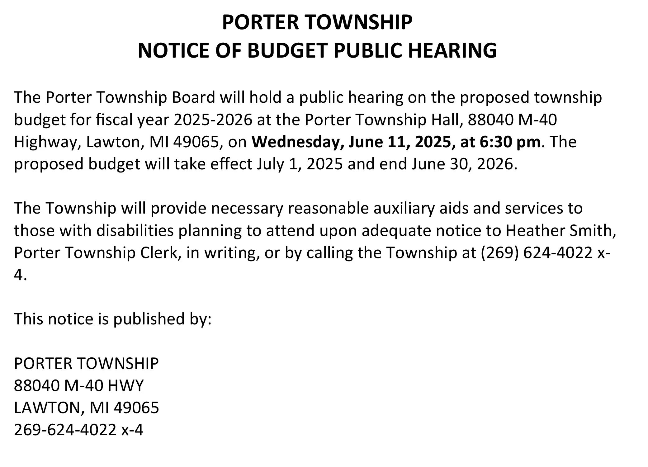 BW-01-Porter-TWP-Public-Notice-Budget-Public-Hearing-2025-0611